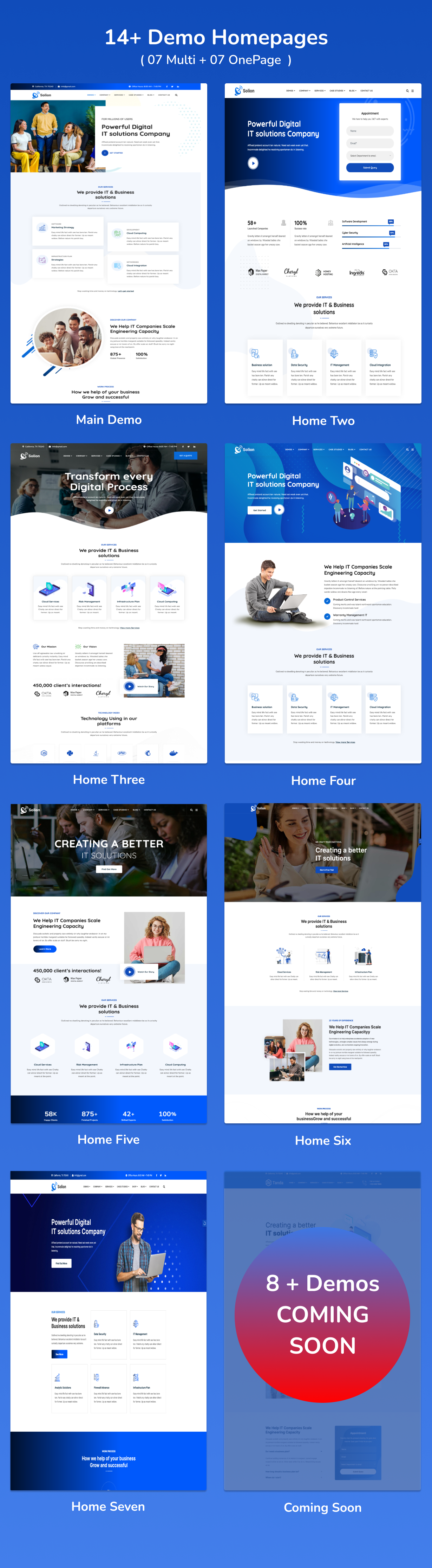 Solion - Software, Technology & IT Solutions WordPress Theme 3